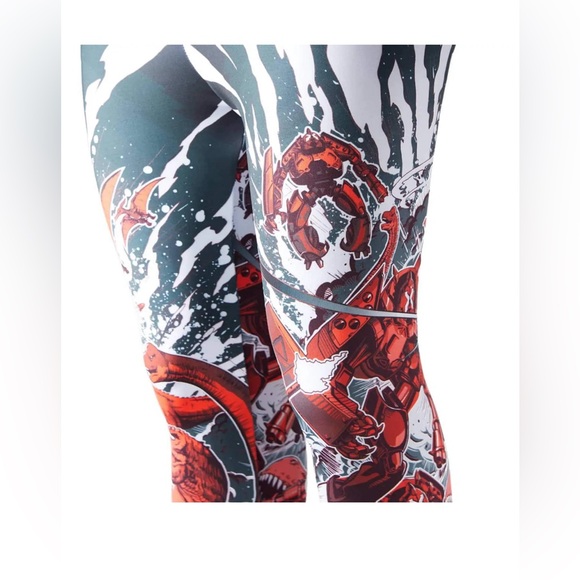 NWT- Excision - Women’s Leggings / Large

'Dino vs. Robot' Leggings - Red - Picture 2 of 13